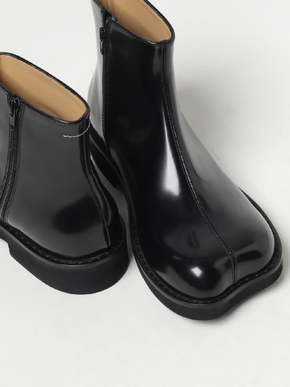Giglio Stivaletto Anatomic Tabi MM6 Maison Margiela in pelle spazzolata Ultimi due giorni