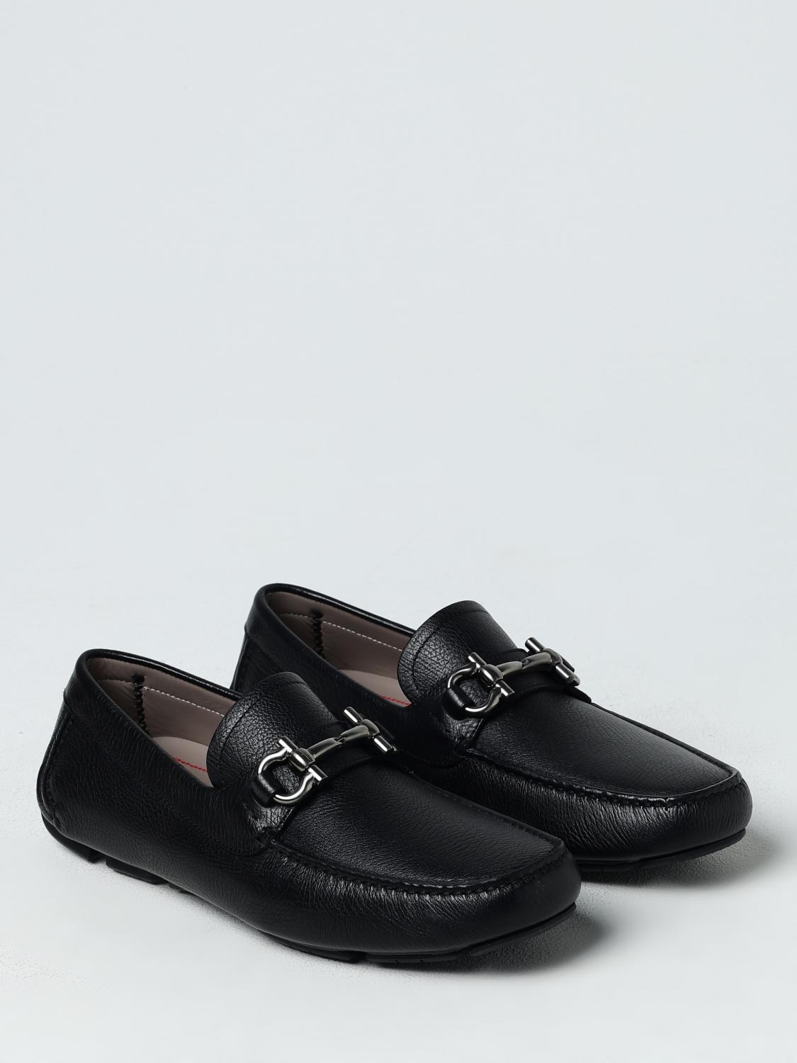 Giglio Mocassino Ferragamo in pelle a grana Fino al 60% di sconto