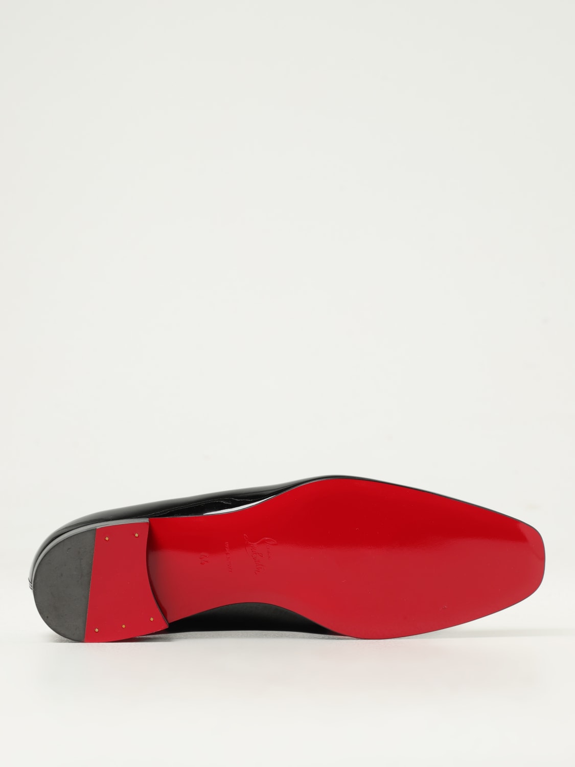 Giglio Mocassino Christian Louboutin in vernice Trasporto libero internazionale
