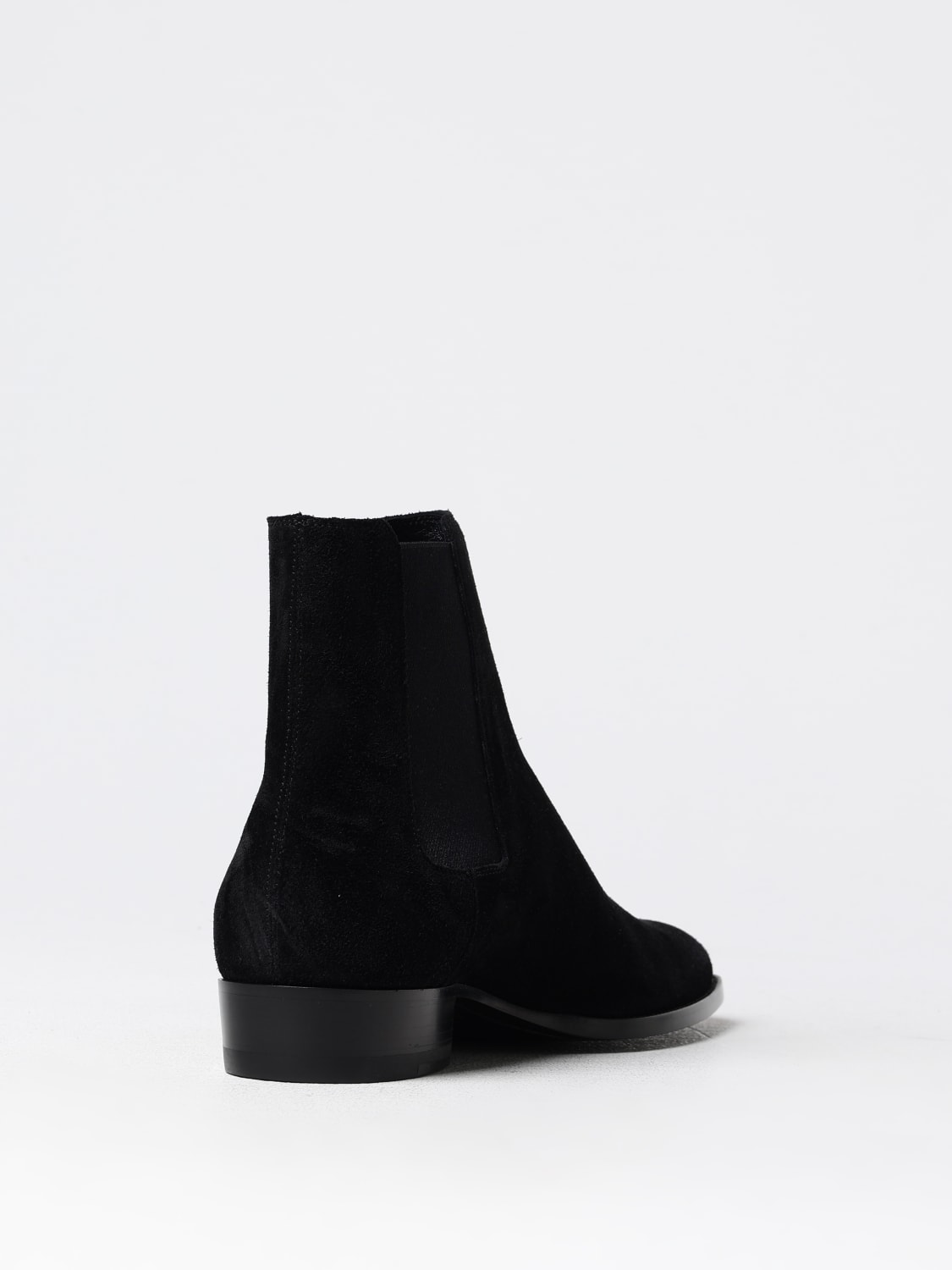 Giglio Stivaletto Wyatt Saint Laurent in camoscio Nuova