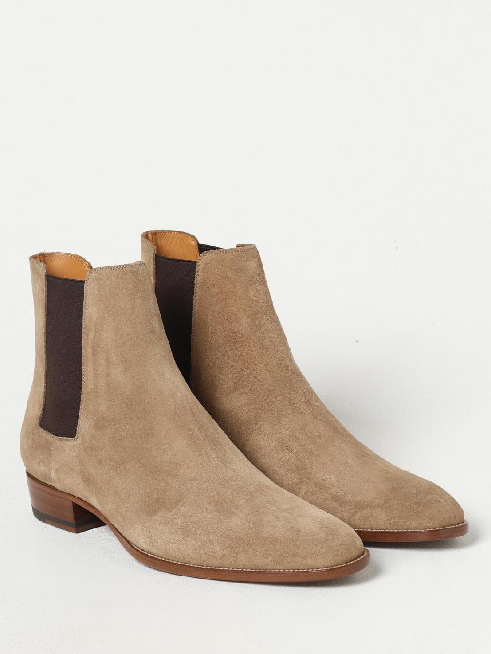 Giglio Stivaletto Wyatt Saint Laurent in camoscio Moda