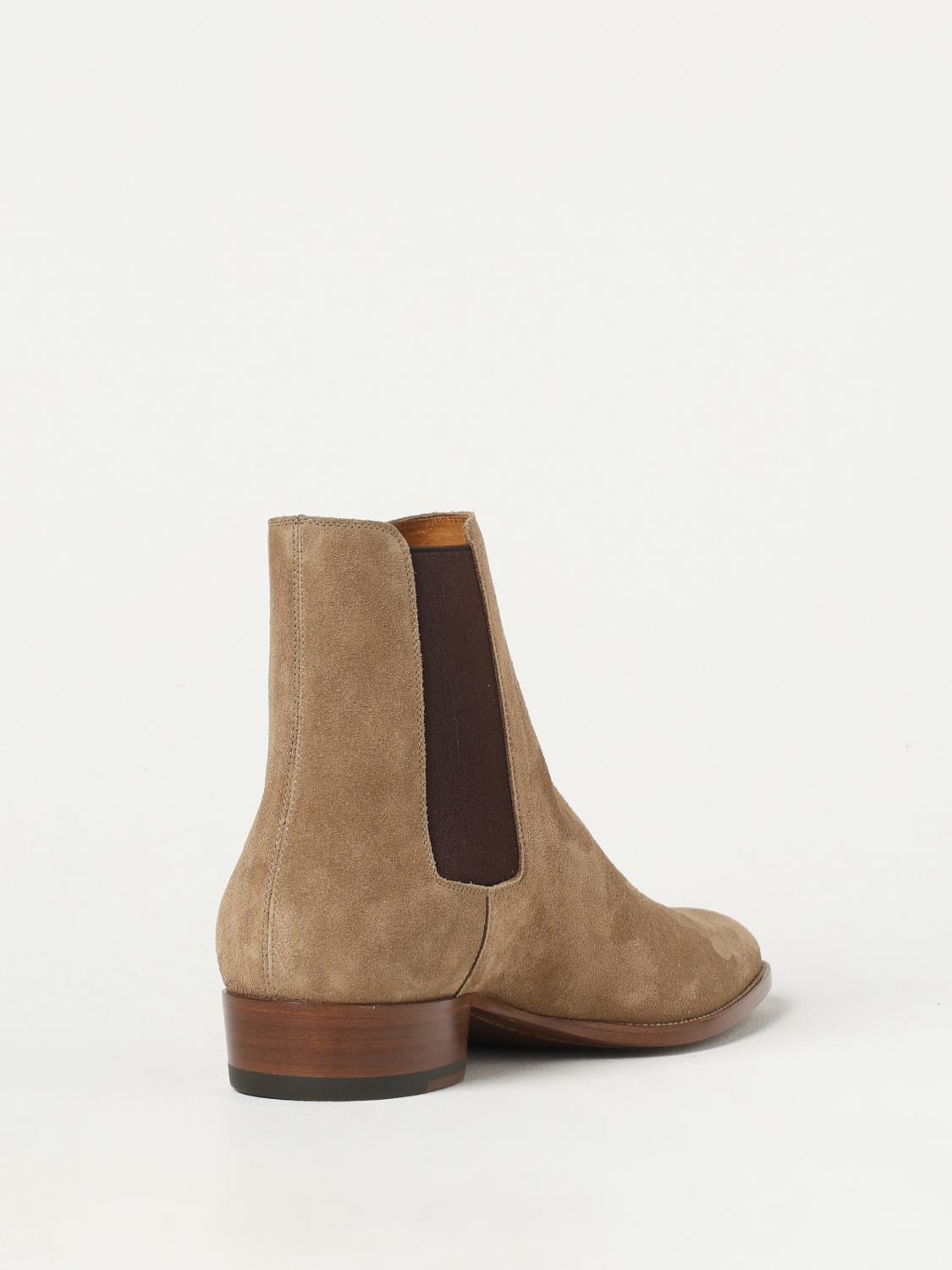 Giglio Stivaletto Wyatt Saint Laurent in camoscio Moda