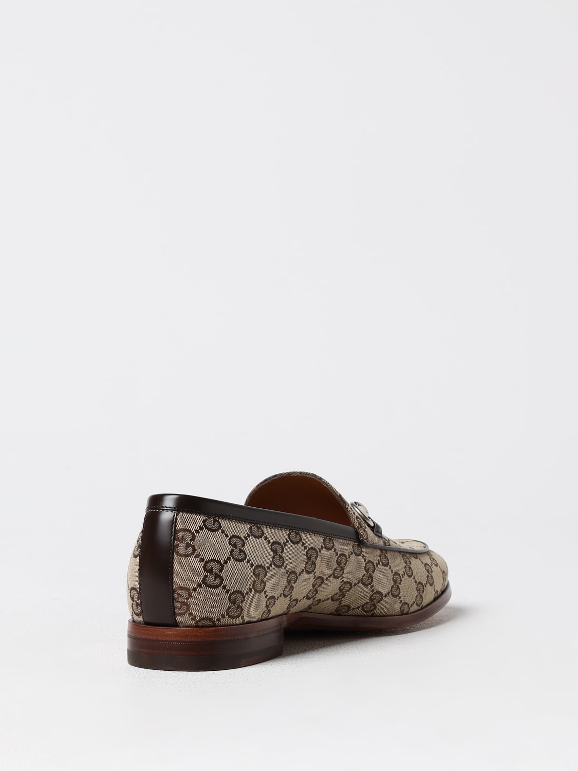 Giglio Mocassino Gucci in tessuto GG Supreme Grande vendita