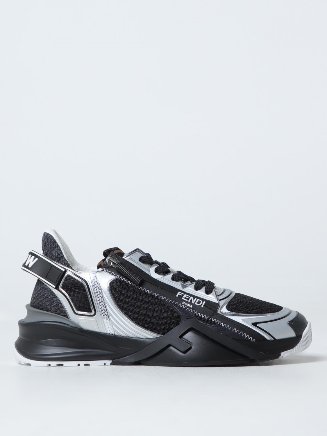 Giglio Sneakers Flow Fendi in mesh e pelle Flash Sale