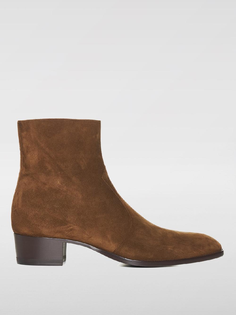 Giglio Stivaletto Wyatt Saint Laurent in camoscio