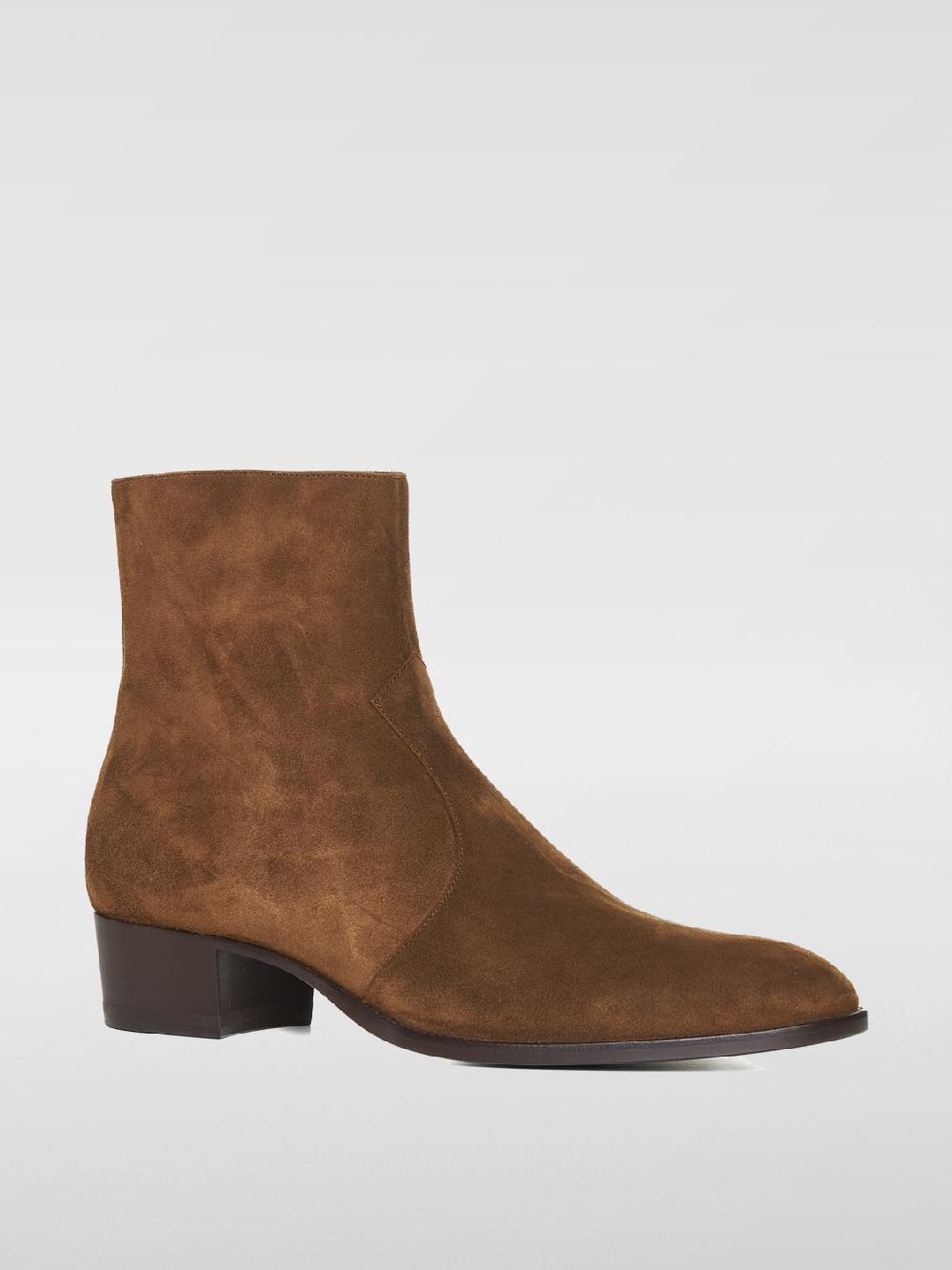 Giglio Stivaletto Wyatt Saint Laurent in camoscio Fornitura limitata