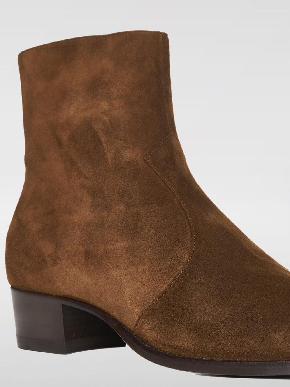 Giglio Stivaletto Wyatt Saint Laurent in camoscio Fornitura limitata