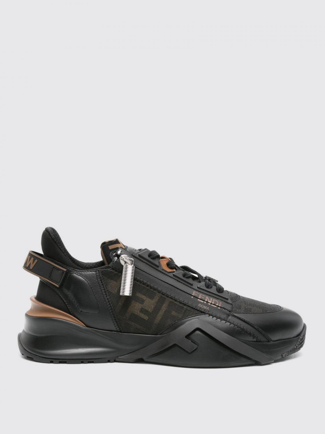 Giglio Sneakers Flow Fendi in tessuto FF e pelle Cyber Monday