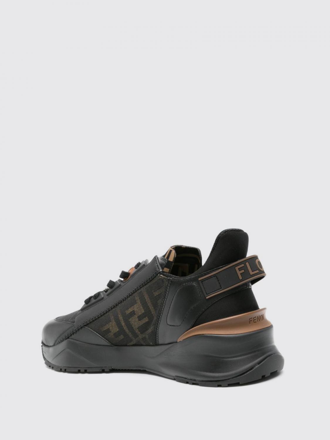 Giglio Sneakers Flow Fendi in tessuto FF e pelle Cyber Monday