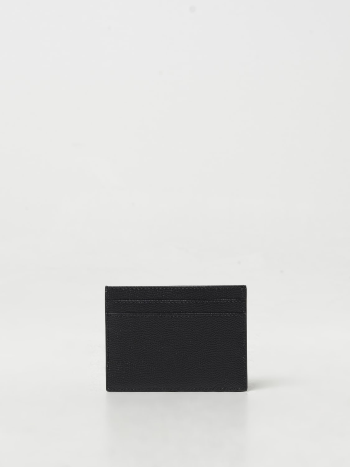 Giglio Portacarte di credito Saint Laurent in pelle grain de poudre Bestseller