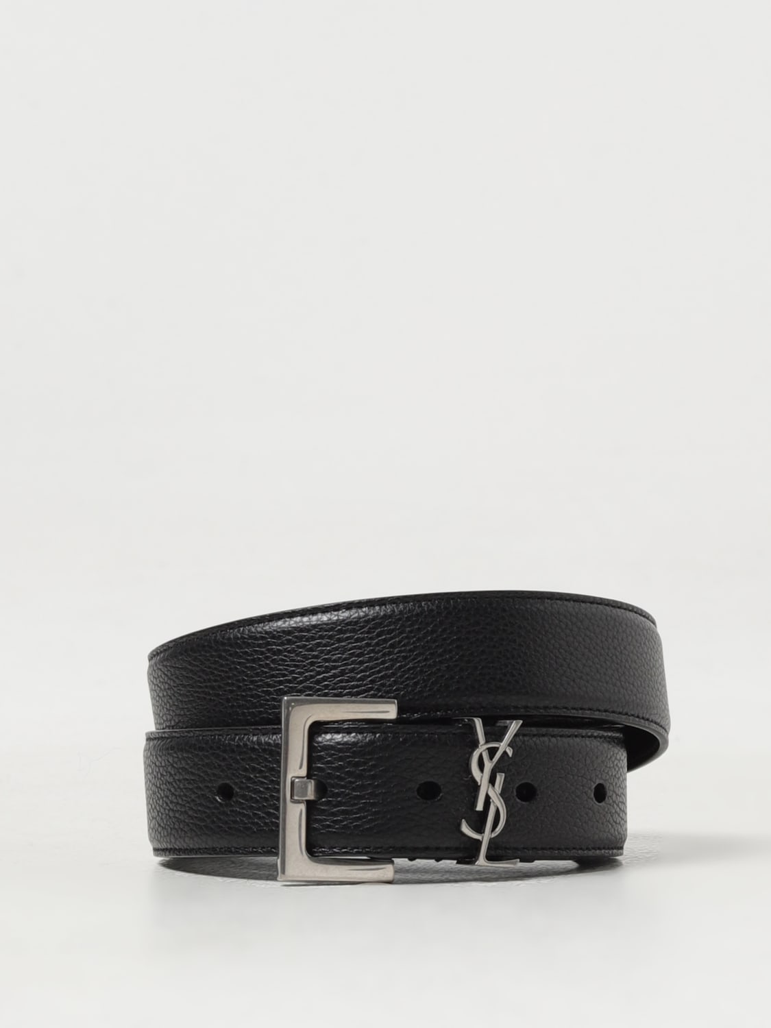 Giglio Cintura Saint Laurent in pelle a grana Offerte stagionali