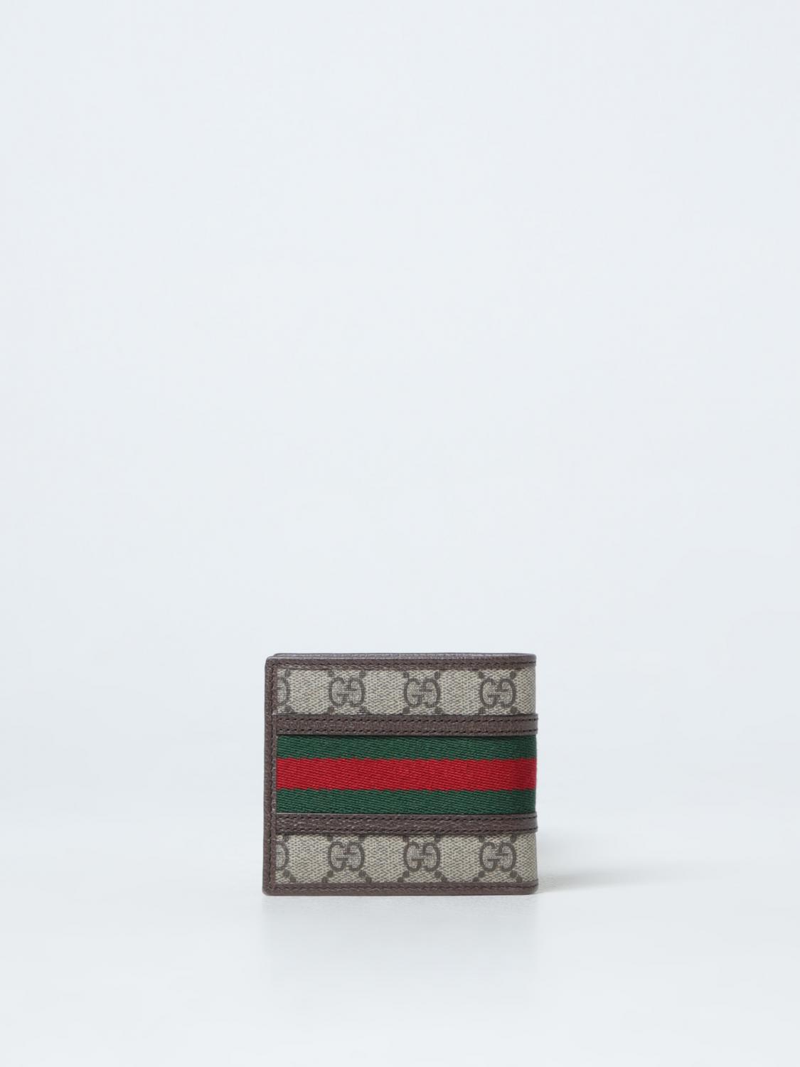 Giglio Portafoglio Ophidia Gucci in tessuto GG Supreme e pelle a grana Discount Store per i nuovi prodotti