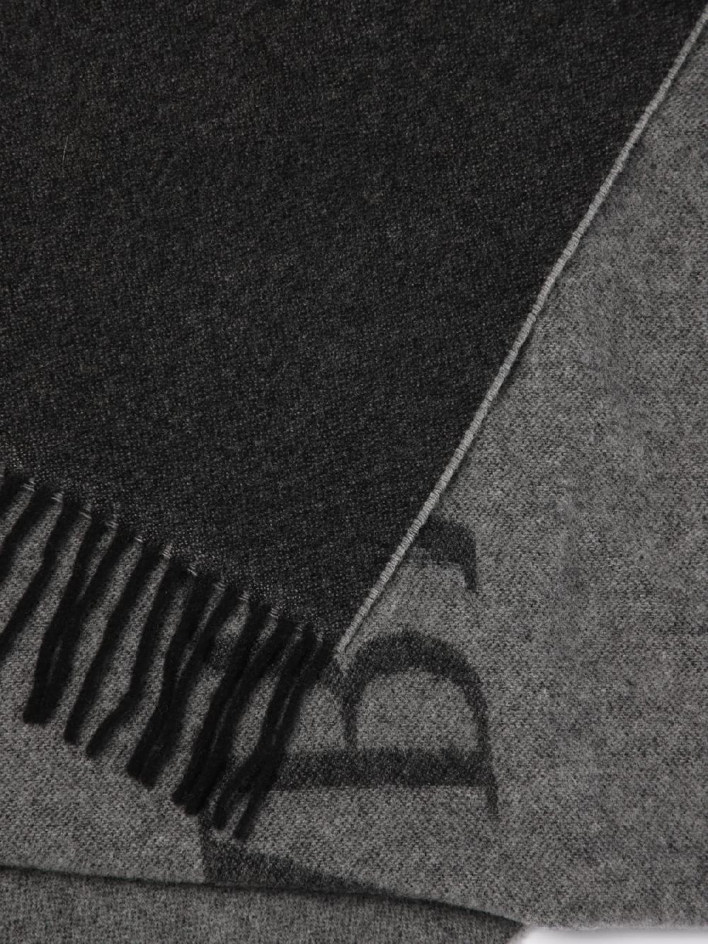 Giglio Sciarpa Emporio Armani in lana con logo jacquard Trasporto libero internazionale