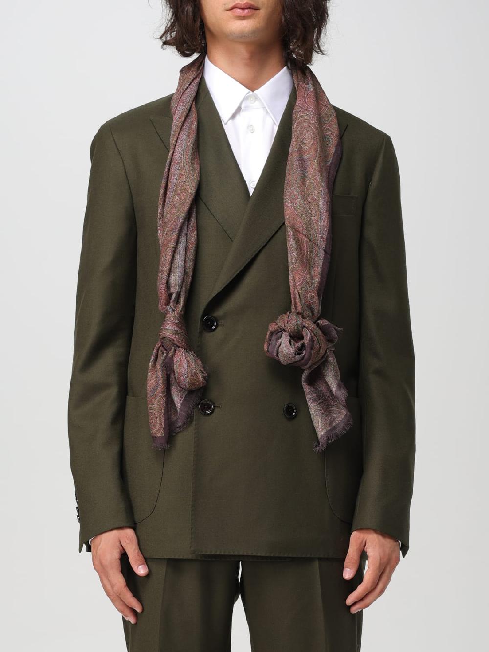Giglio Sciarpa Paisley Etro in modal e cashmere jacquard Italia