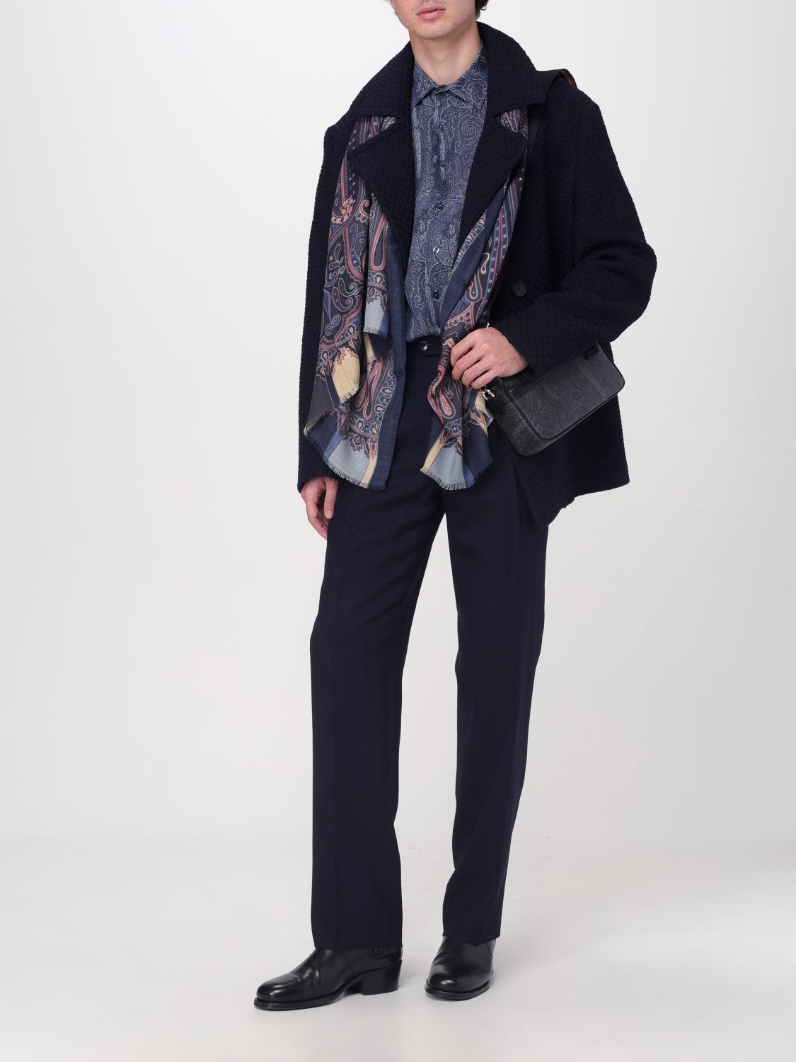 Giglio Sciarpa Etro in lana e seta con Paisley jacquard Qualità