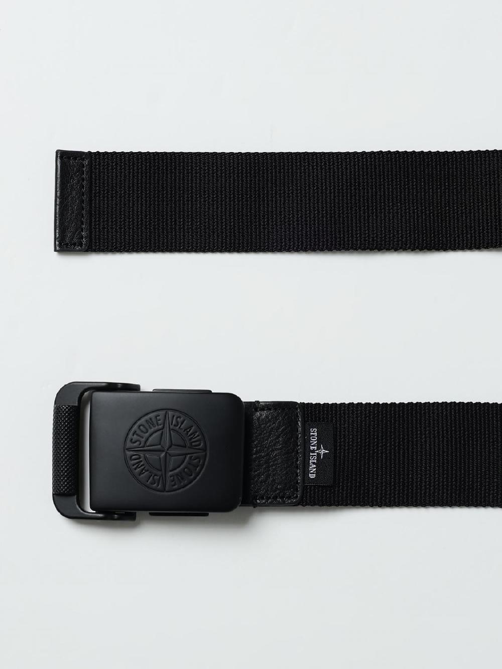 Giglio Cintura 94873 Compass Stone Island in nylon Negozi Online