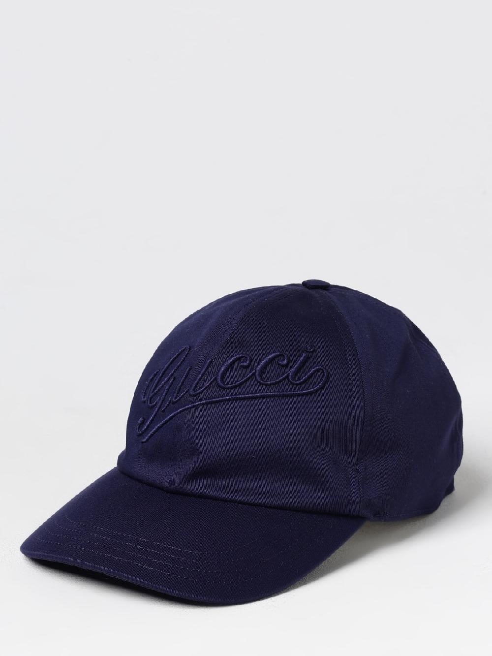 Giglio Cappello Gucci in cotone con logo ricamato Sottocosto