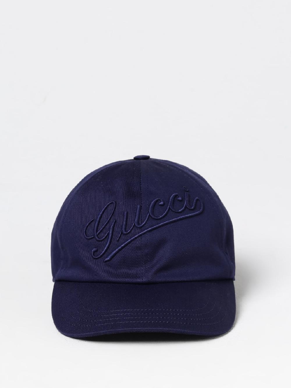 Giglio Cappello Gucci in cotone con logo ricamato Sottocosto