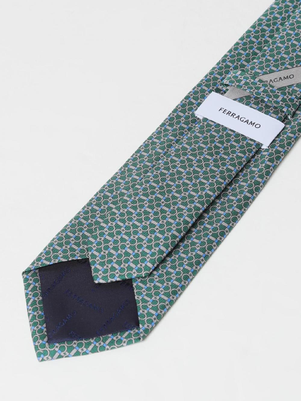 Giglio Cravatta Gancini Ferragamo in seta jacquard I Più Venduti