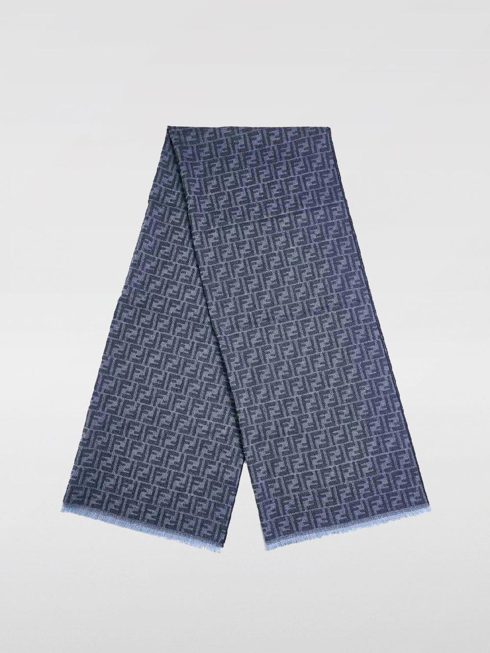 Giglio Sciarpa FF Fendi in lana di tosa jacquard Comprare a buon mercato