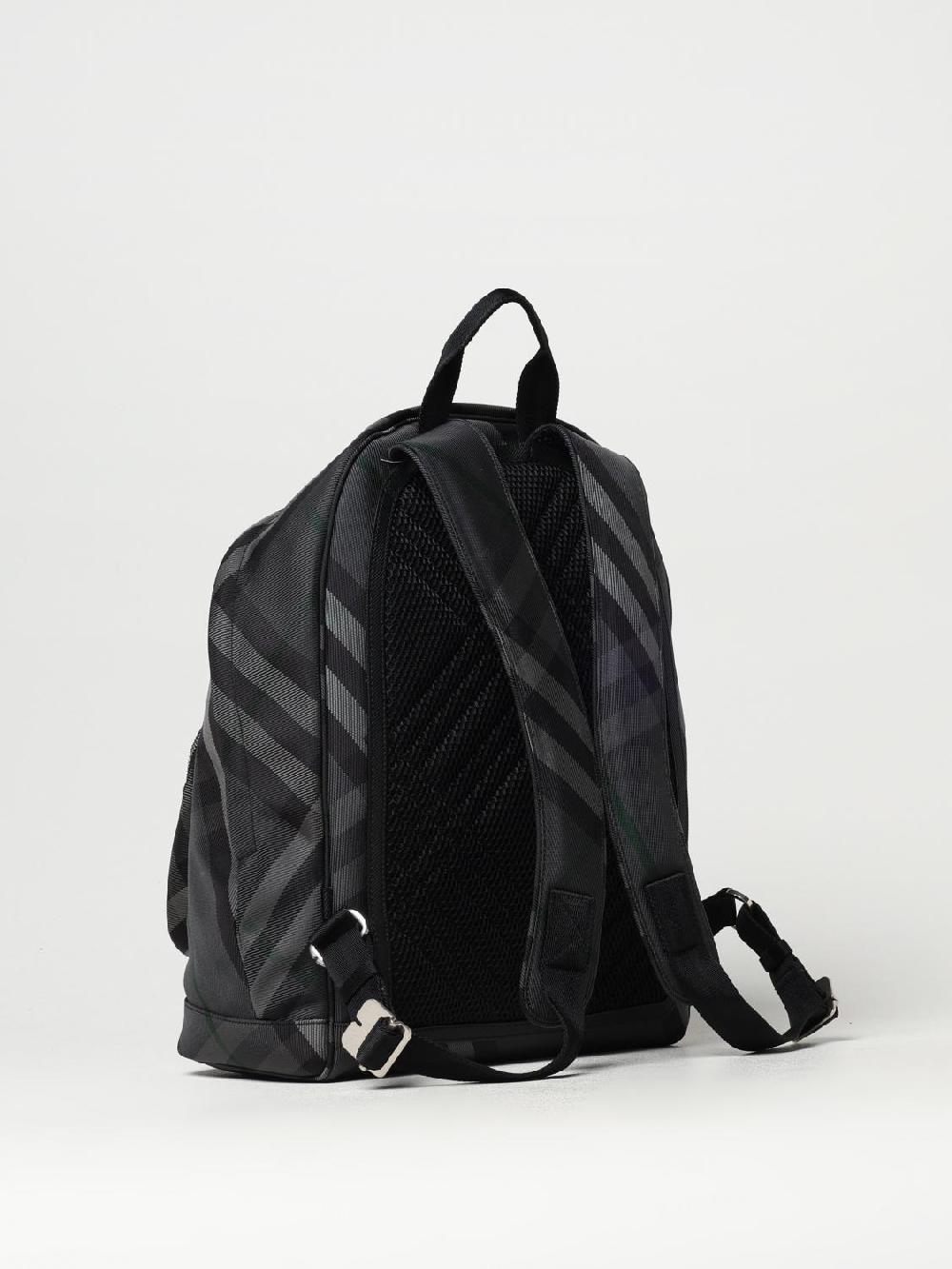 Giglio Zaino Grid Check Burberry in mesh jacquard Offerta San Valentino