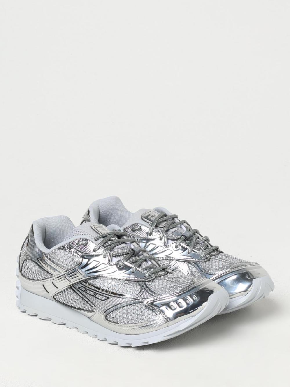 Giglio Sneakers Orbit Bottega Veneta in mesh e pelle sintetica laminata Smaltimento dello stoccaggio