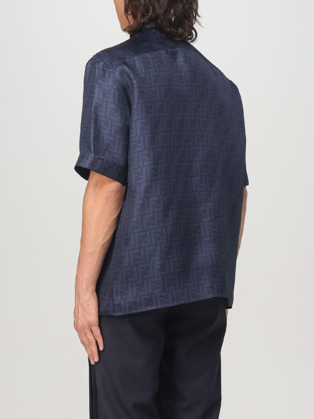 Giglio Camicia Fendi in seta con logo Online Outlet
