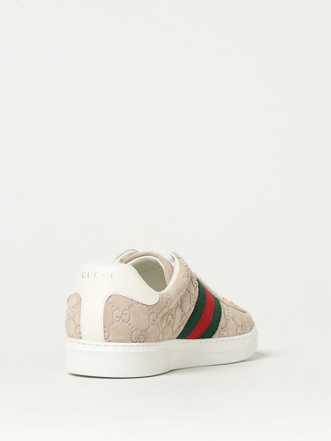 Giglio Sneakers Ace Gucci in camoscio con monogram GG Fino al 50% di sconto