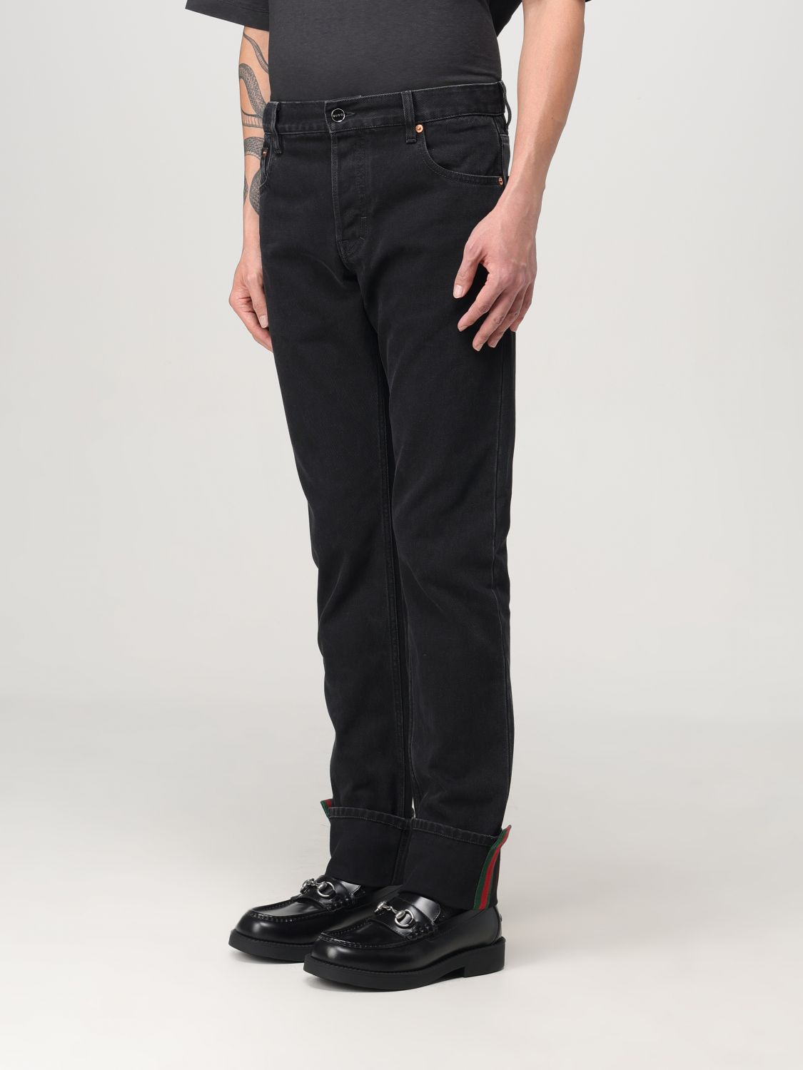 Giglio Jeans Gucci in denim di cotone In vendita