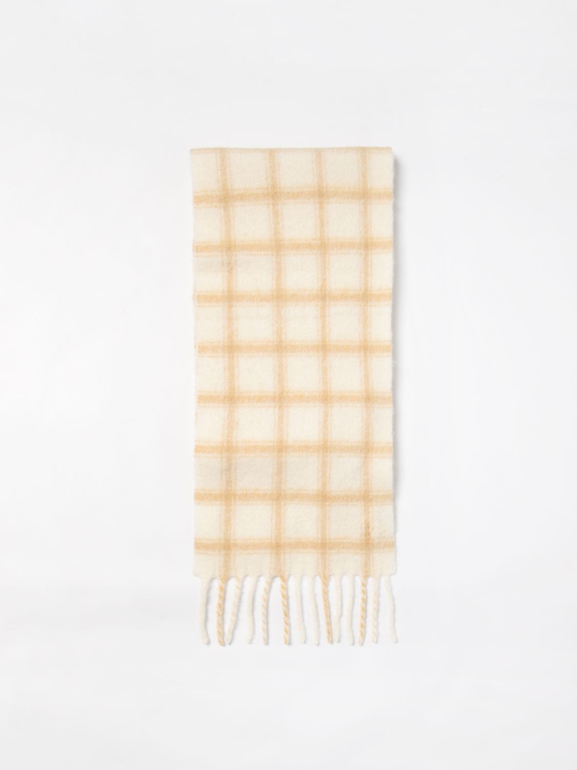 Giglio Sciarpa Ami Paris in misto lana con motivo a quadretti jacquard Sconti questo mese