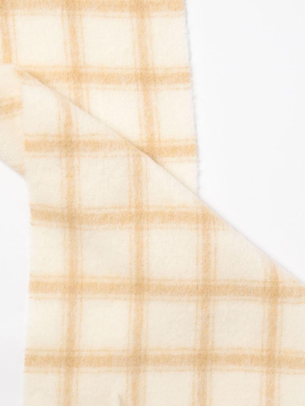 Giglio Sciarpa Ami Paris in misto lana con motivo a quadretti jacquard Sconti questo mese