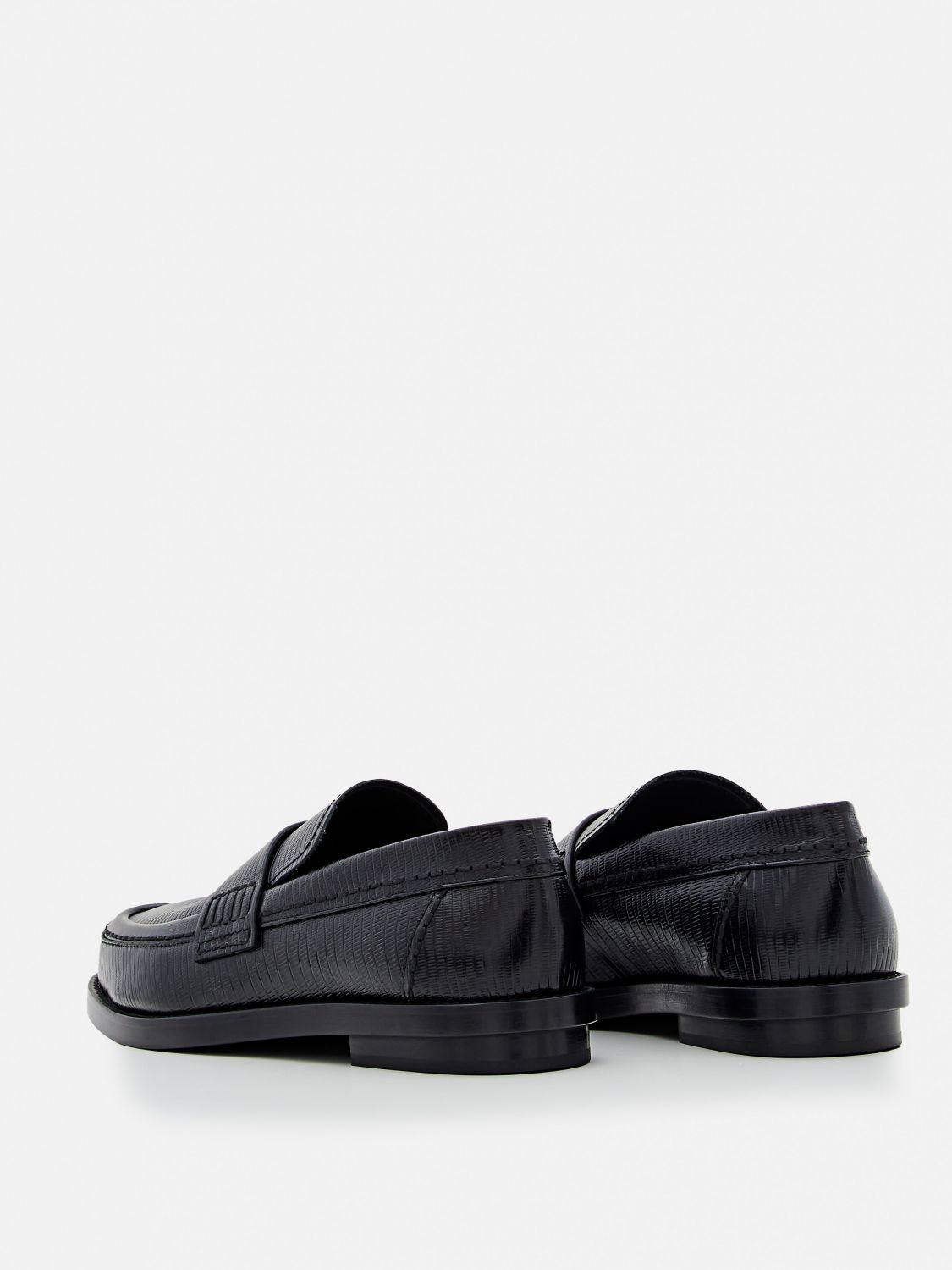 Giglio Mocassino Alexander McQueen in pelle stampa lucertola Italy