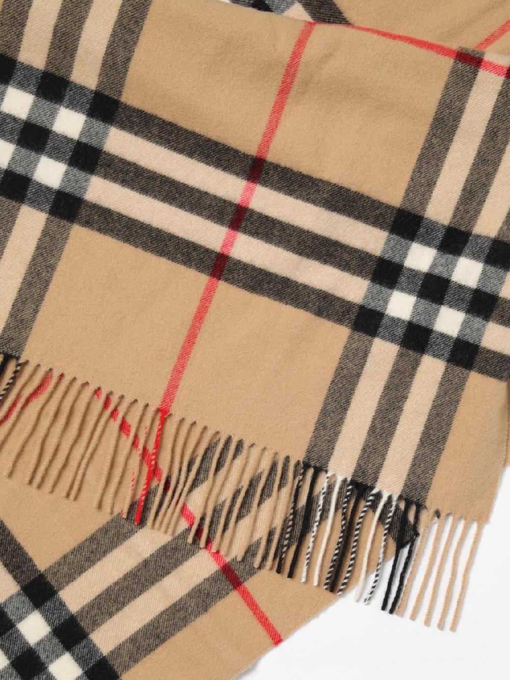 Giglio Sciarpa Vintage Check Burberry in cashmere jacquard Spedizione Gratuita