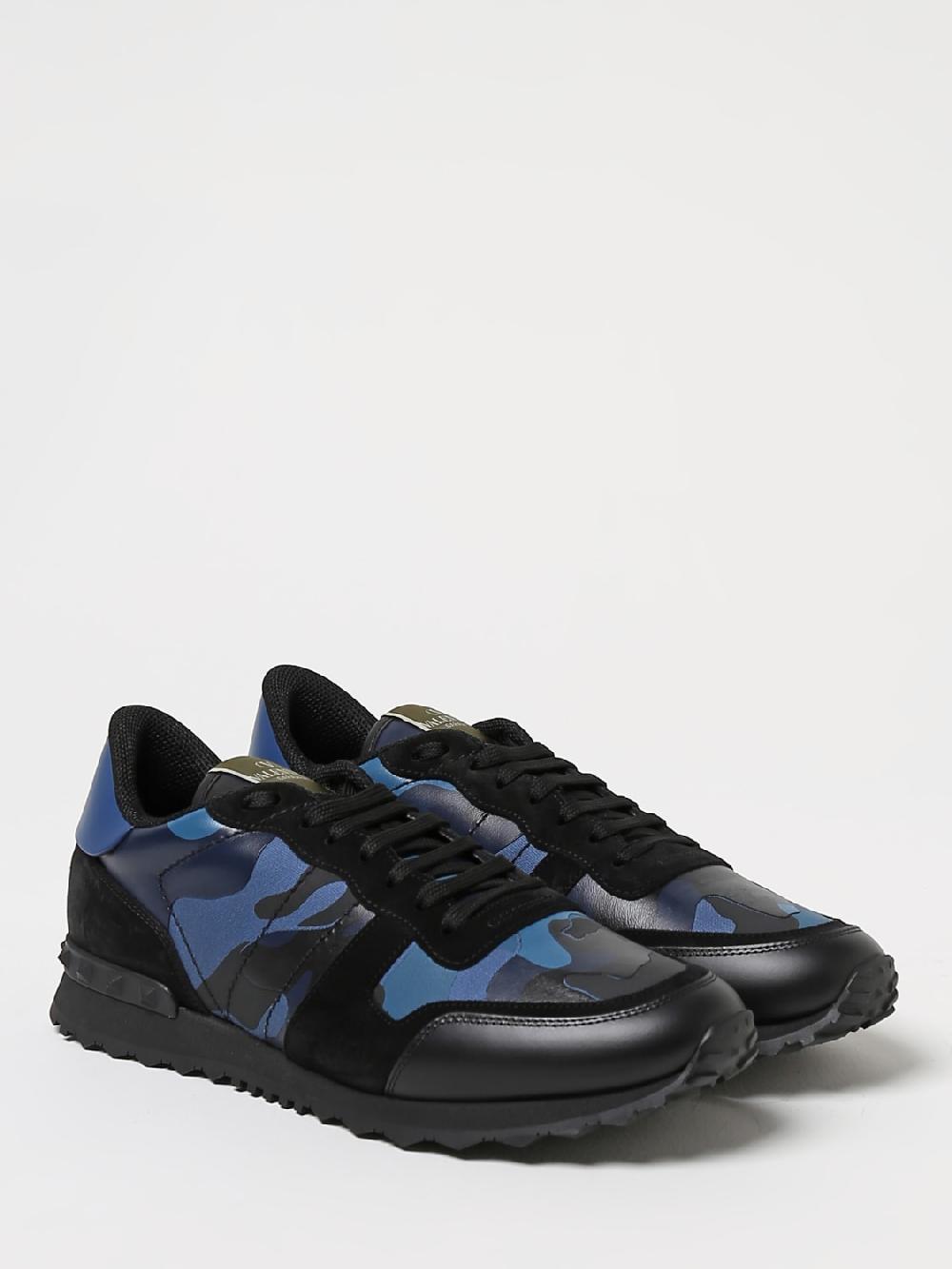 Giglio Sneakers Rockrunner Valentino Garavani in nappa e tessuto camouflage Soddisfazione Garantita