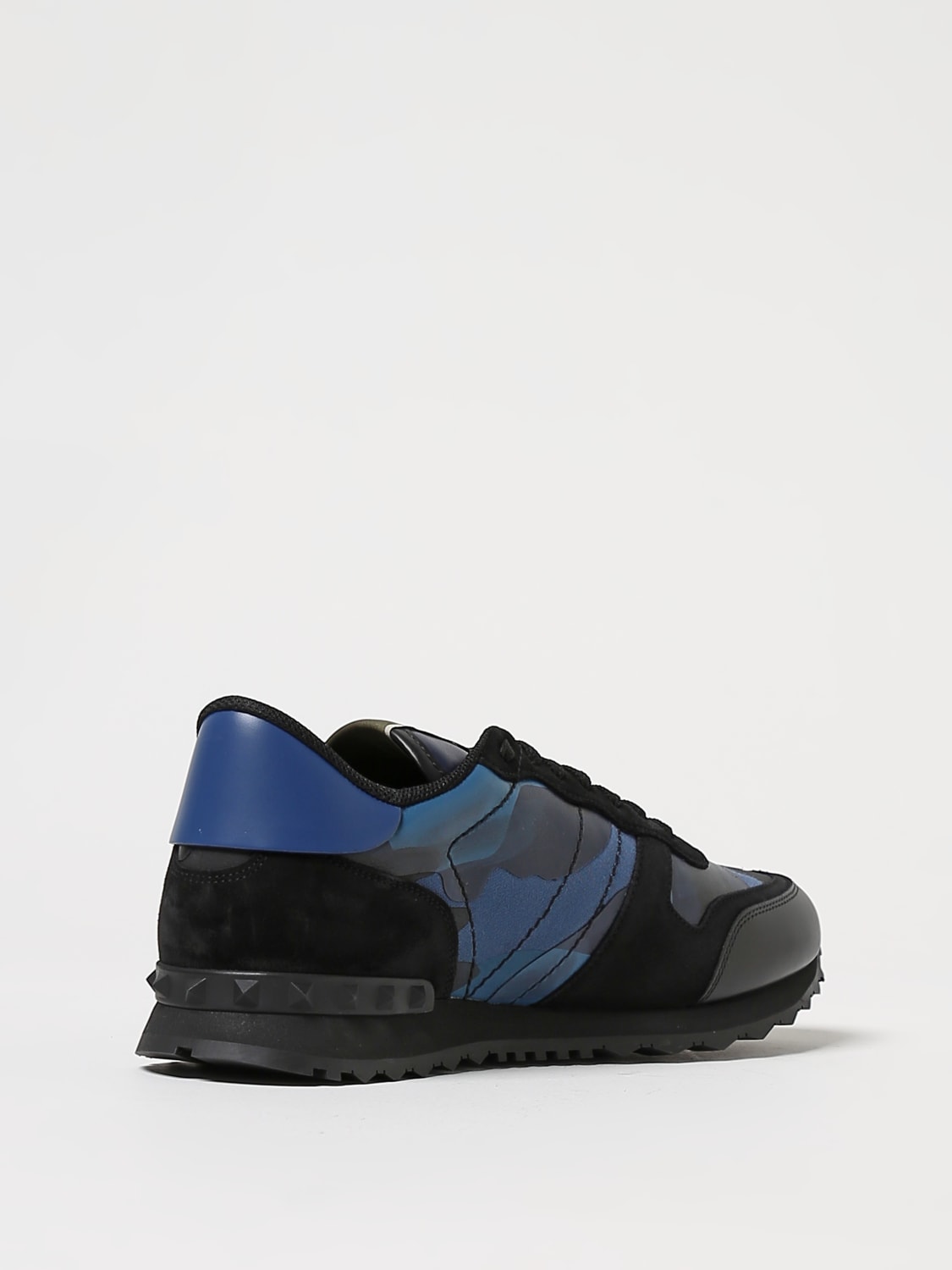 Giglio Sneakers Rockrunner Valentino Garavani in nappa e tessuto camouflage Soddisfazione Garantita