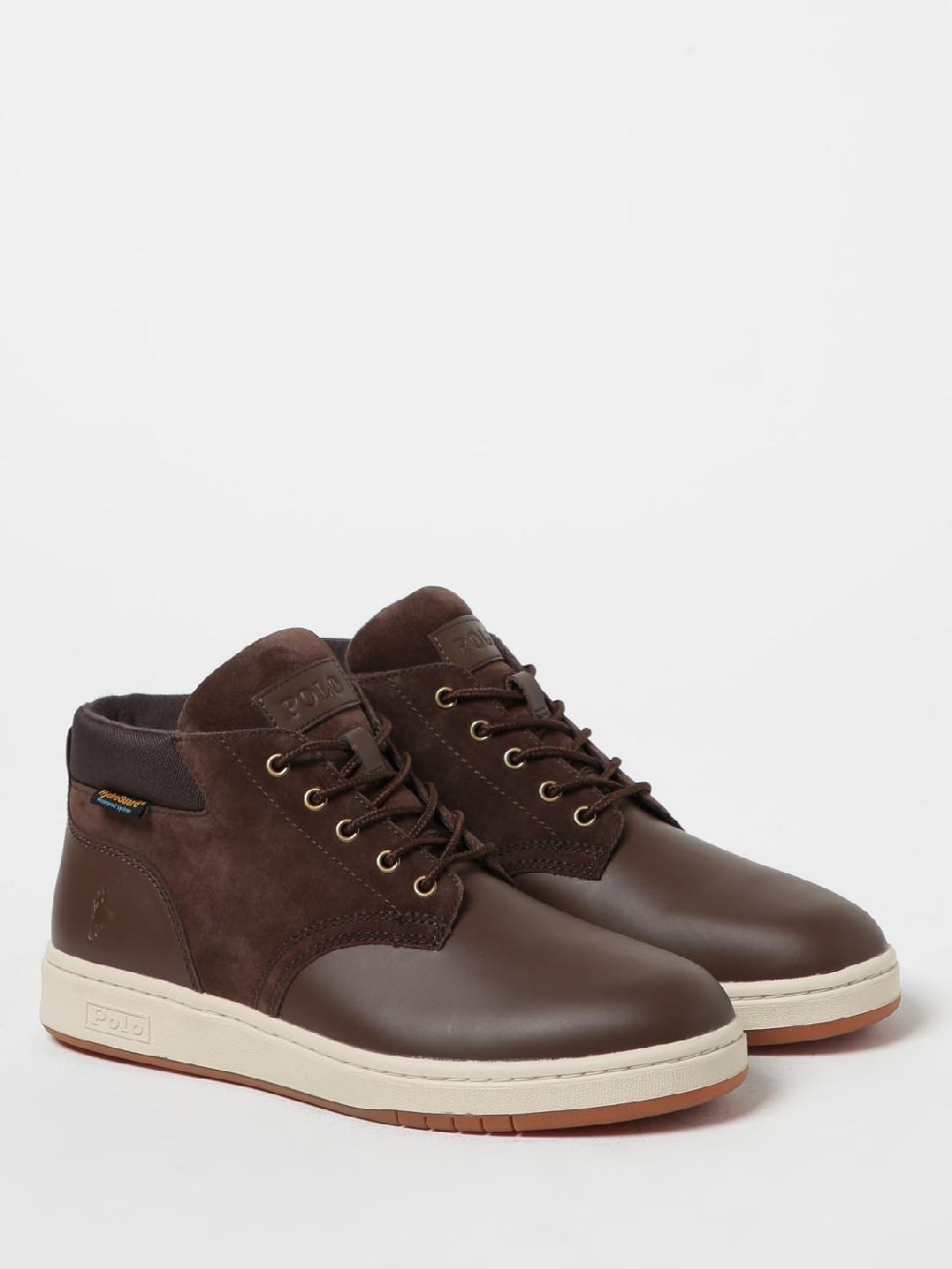 Giglio Sneakers Boot Polo Ralph Lauren in pelle Promozione Limitata