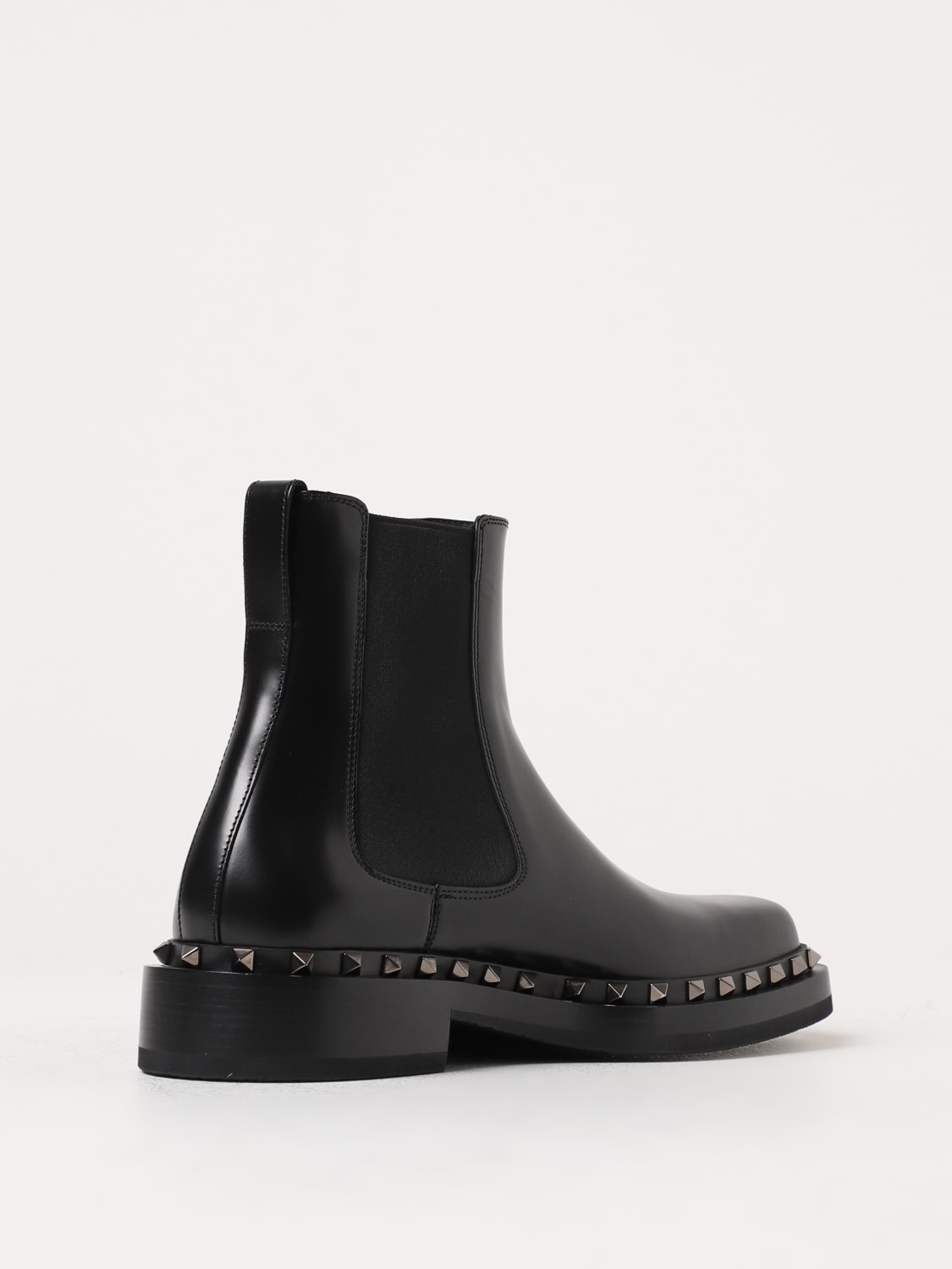 Giglio Stivaletto Valentino Garavani in pelle con Studs Affare Del Giorno