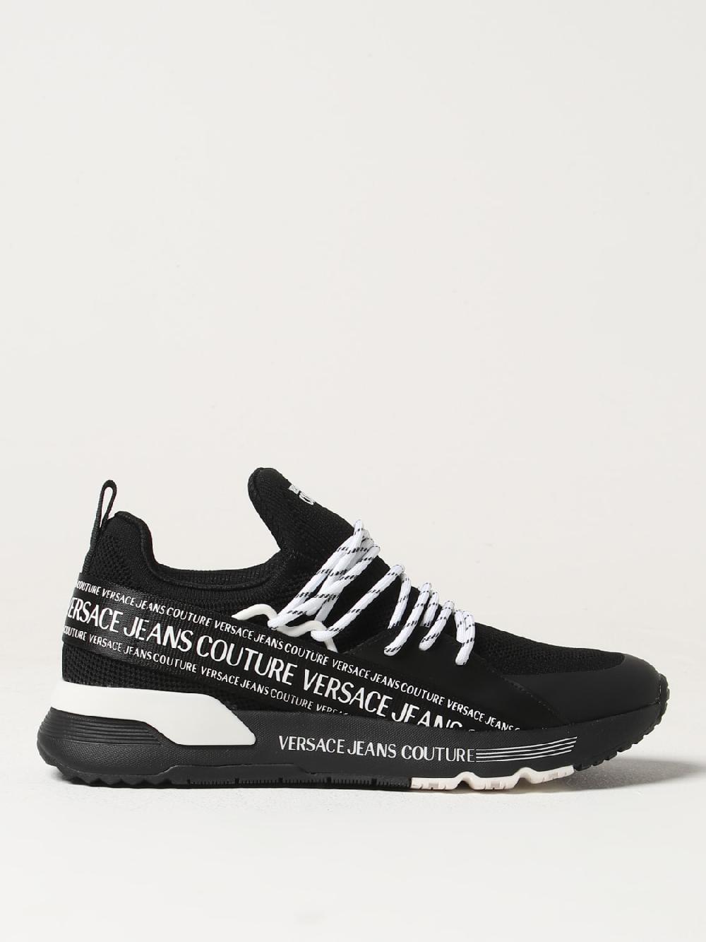 Giglio Sneakers Versace Jeans Couture in maglia con logo Sconto