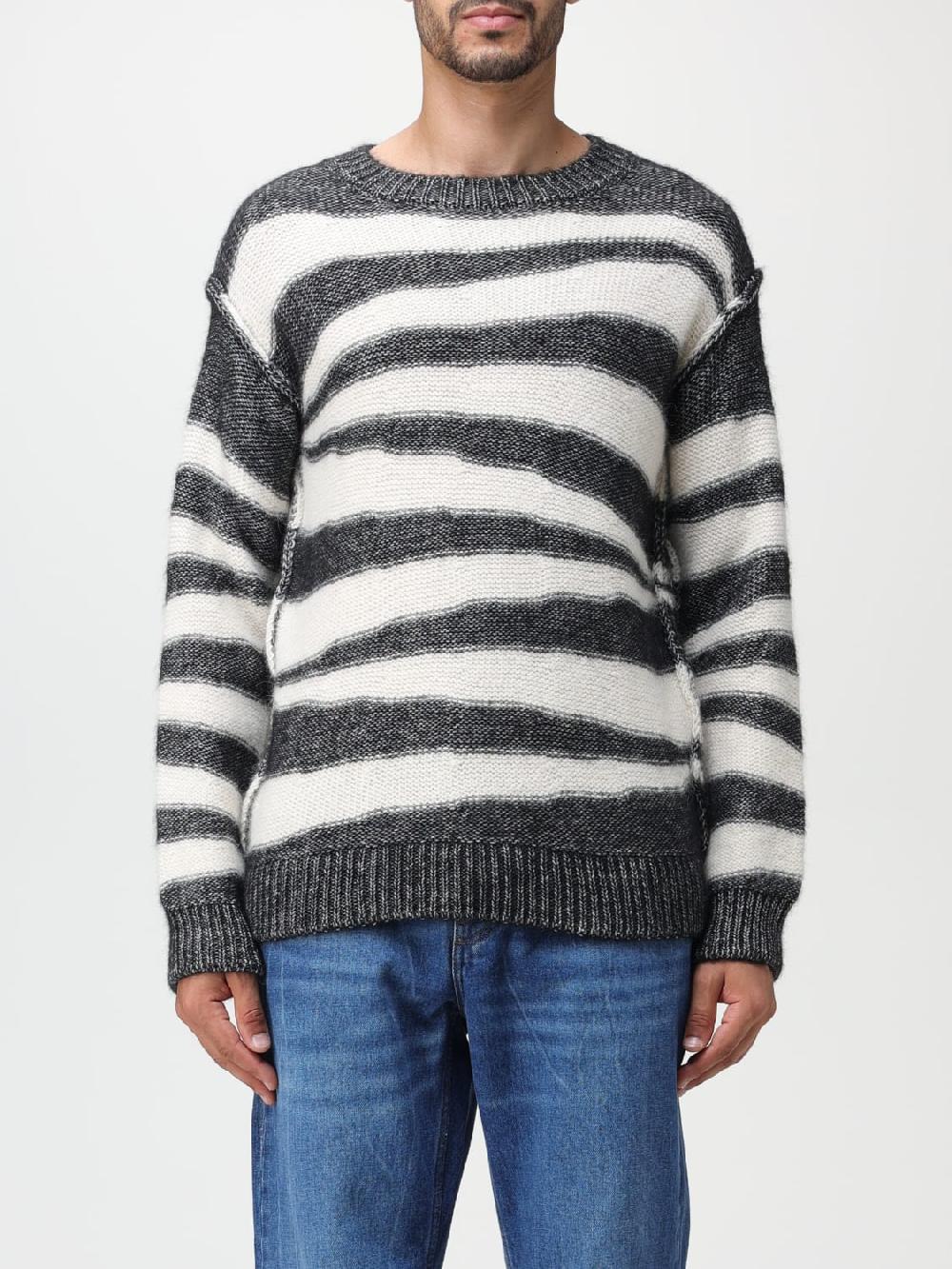 Giglio Maglione A.P.C. in cotone e lana d'Alpaca con motivo a righe Online