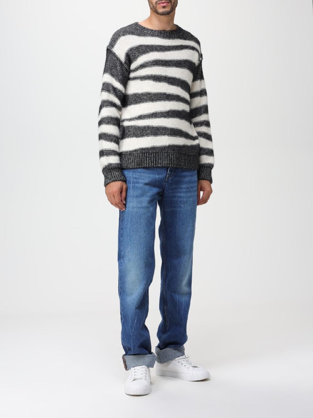 Giglio Maglione A.P.C. in cotone e lana d'Alpaca con motivo a righe Online