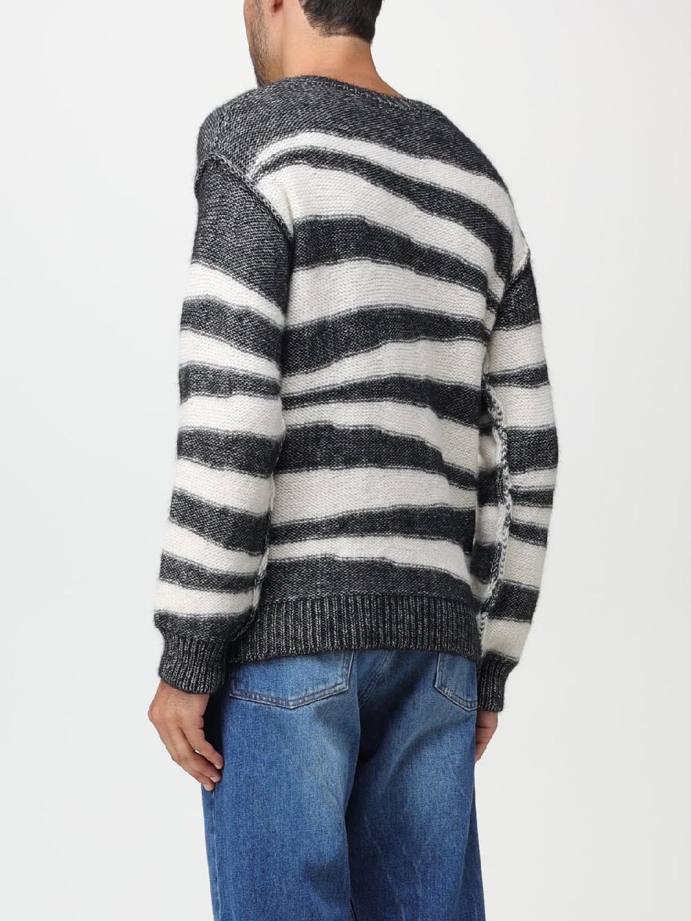 Giglio Maglione A.P.C. in cotone e lana d'Alpaca con motivo a righe Online