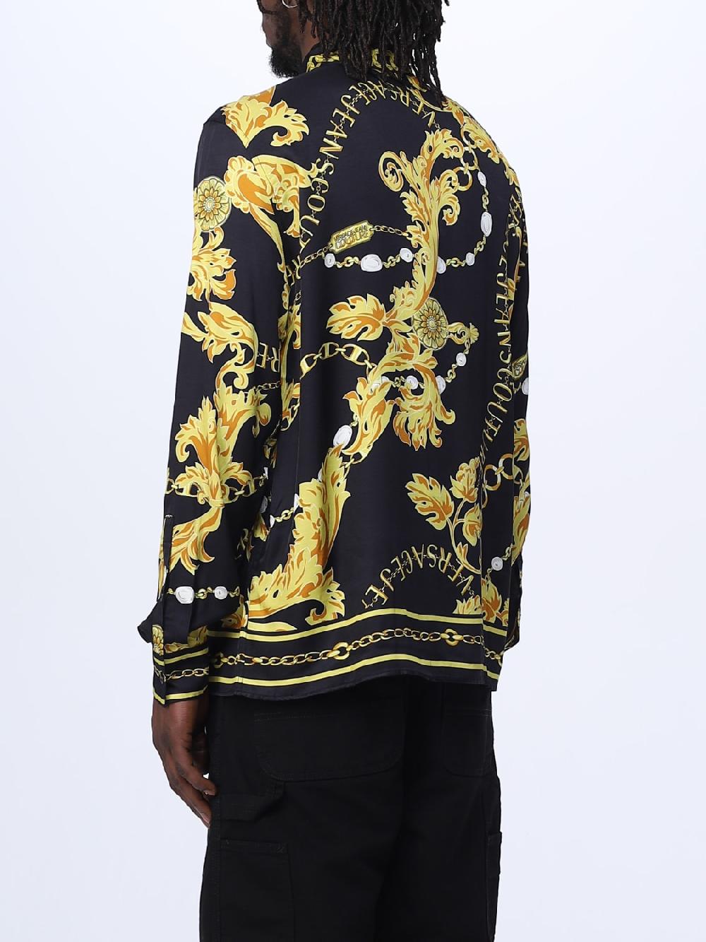 Giglio Camicia Versace Jeans Couture in viscosa Outlet
