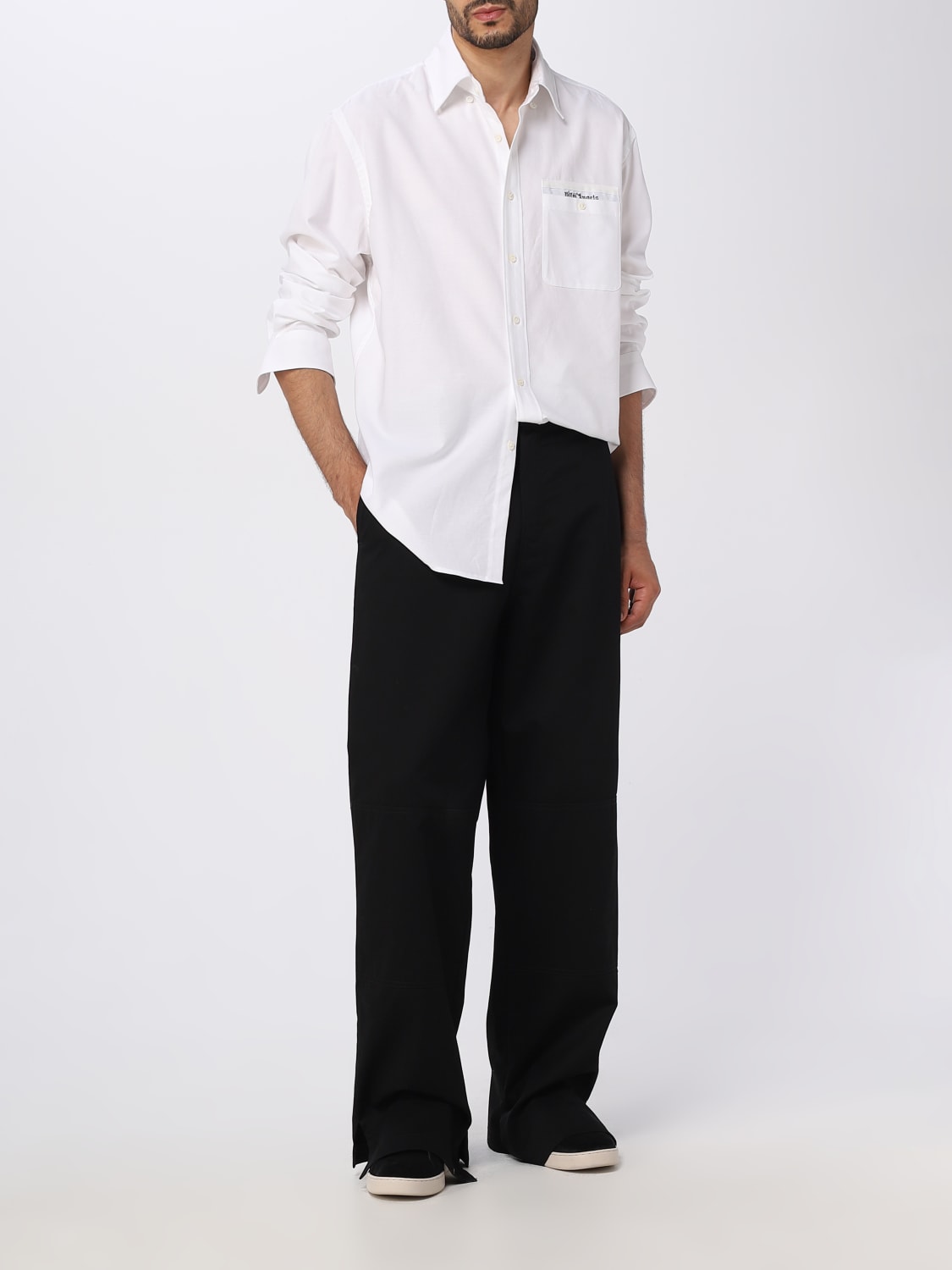 Giglio Pantalone Palm Angels in cotone Vendita Economica
