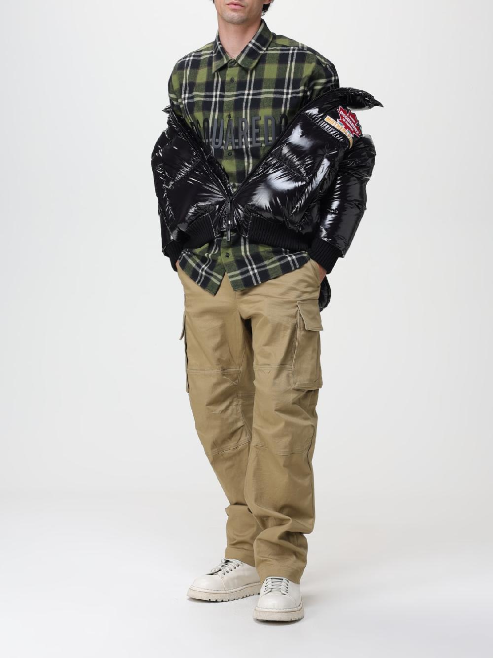 Giglio Camicia Dsquared2 in cotone con stampa tartan I Più Venduti