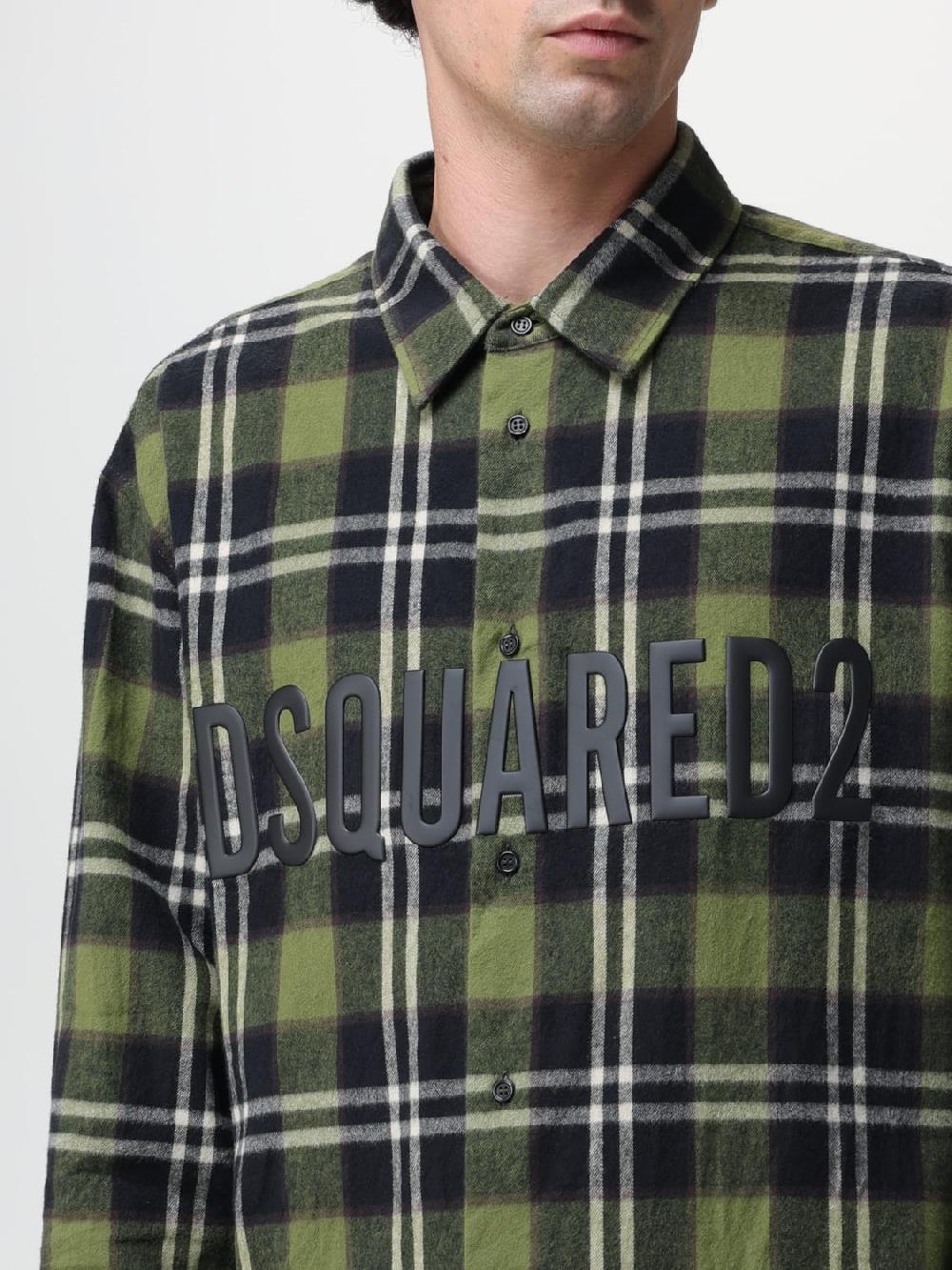 Giglio Camicia Dsquared2 in cotone con stampa tartan I Più Venduti