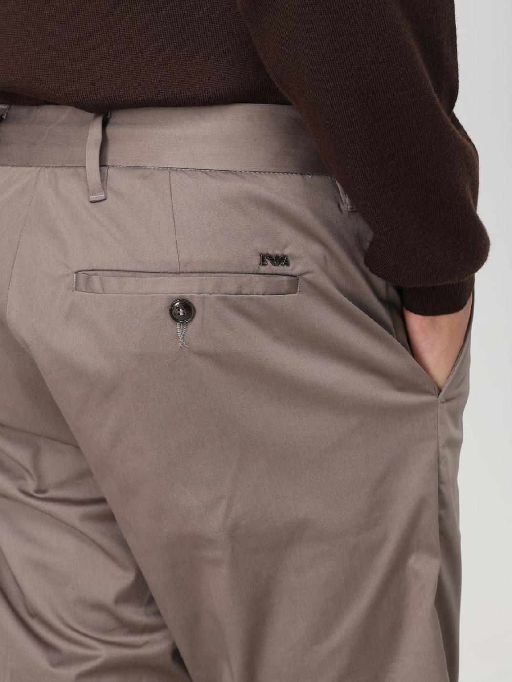 Giglio Pantalone Emporio Armani in cotone stretch Nuova