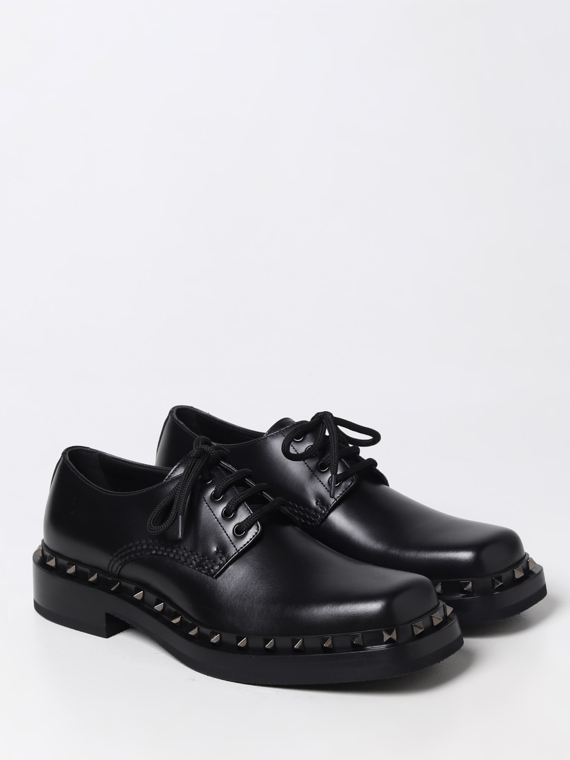 Giglio Derby Rockstud Valentino Garavani in pelle Offerta San Valentino
