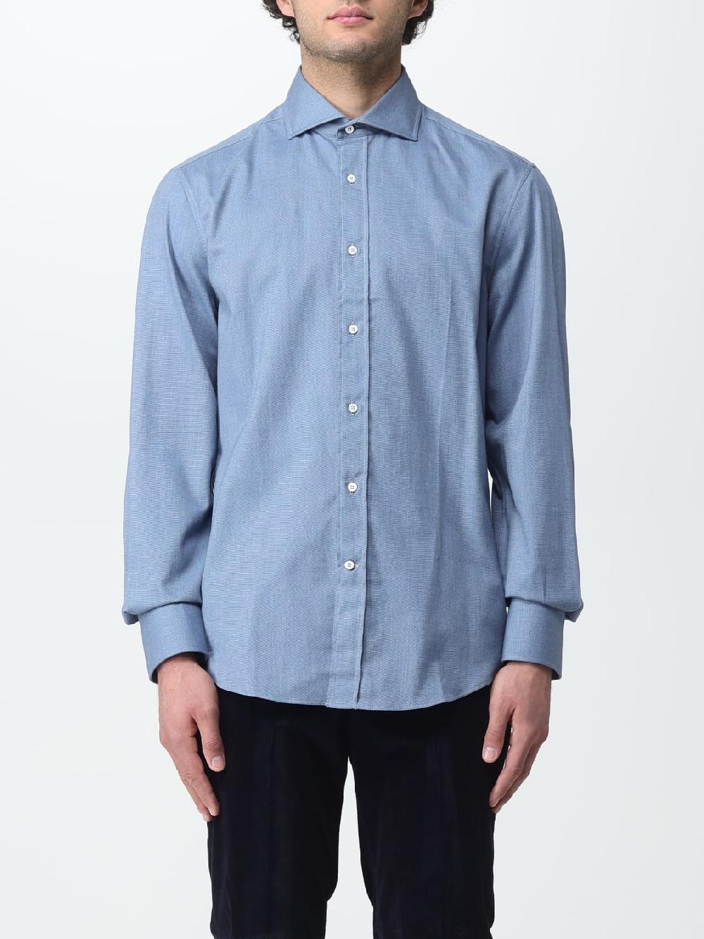 Giglio Camicia Brunello Cucinelli in cotone Smaltimento dello stoccaggio