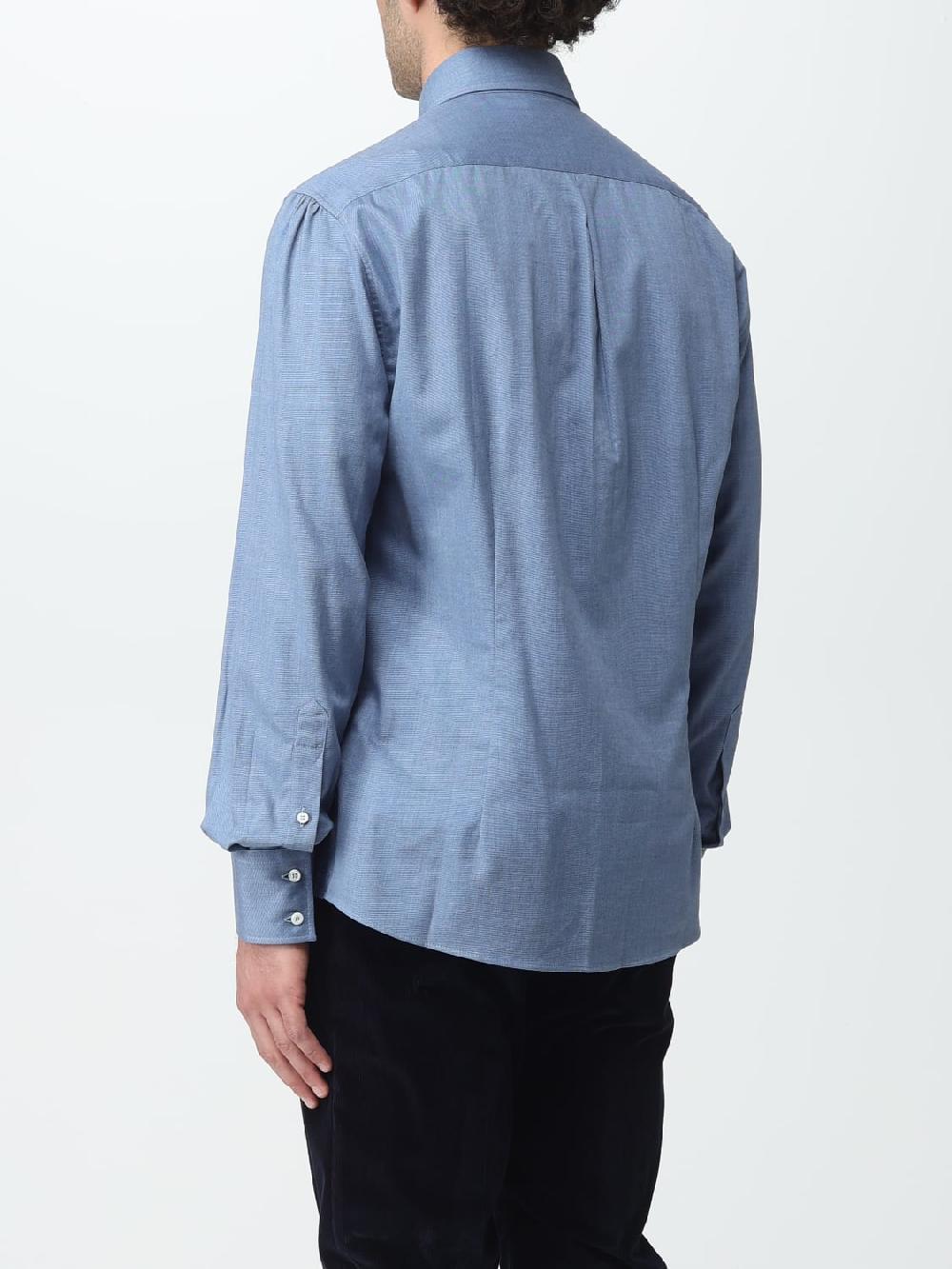 Giglio Camicia Brunello Cucinelli in cotone Smaltimento dello stoccaggio