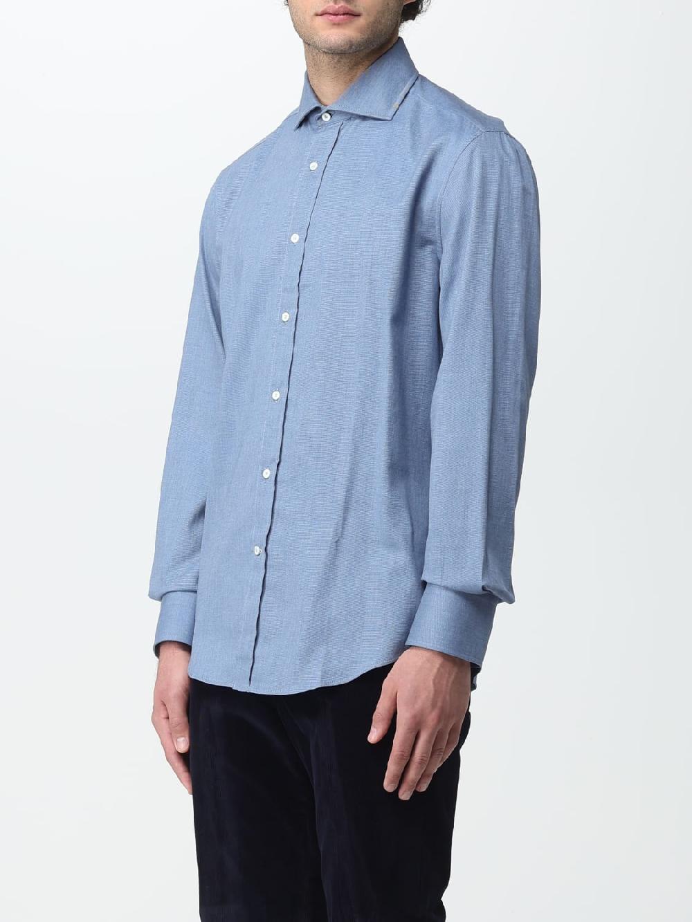 Giglio Camicia Brunello Cucinelli in cotone Smaltimento dello stoccaggio